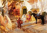 A Street in Algeria by Frederick Arthur Bridgman